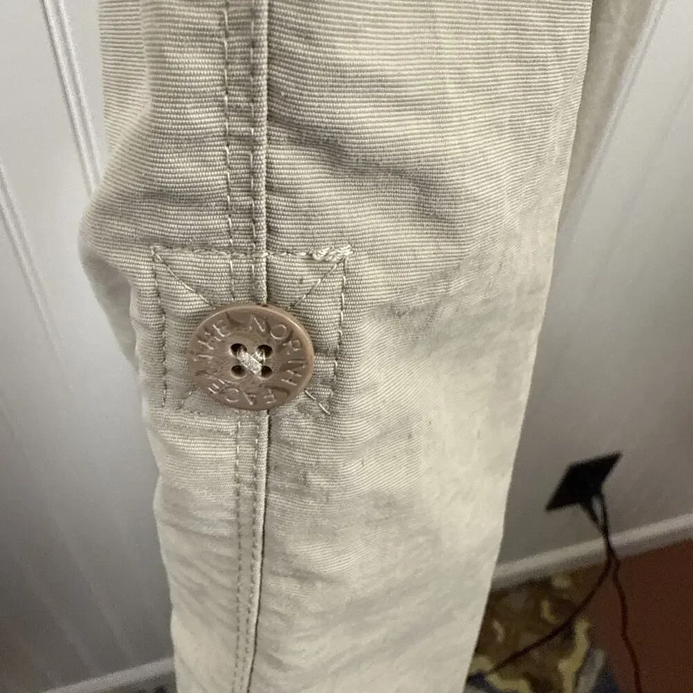 North Face Pants Mens 40 Tan Khaki Chino straight leg Hiking Outdoors Fishing